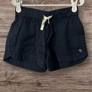 Roxy Little Girls Elastic Waist Shorts With Pockets
